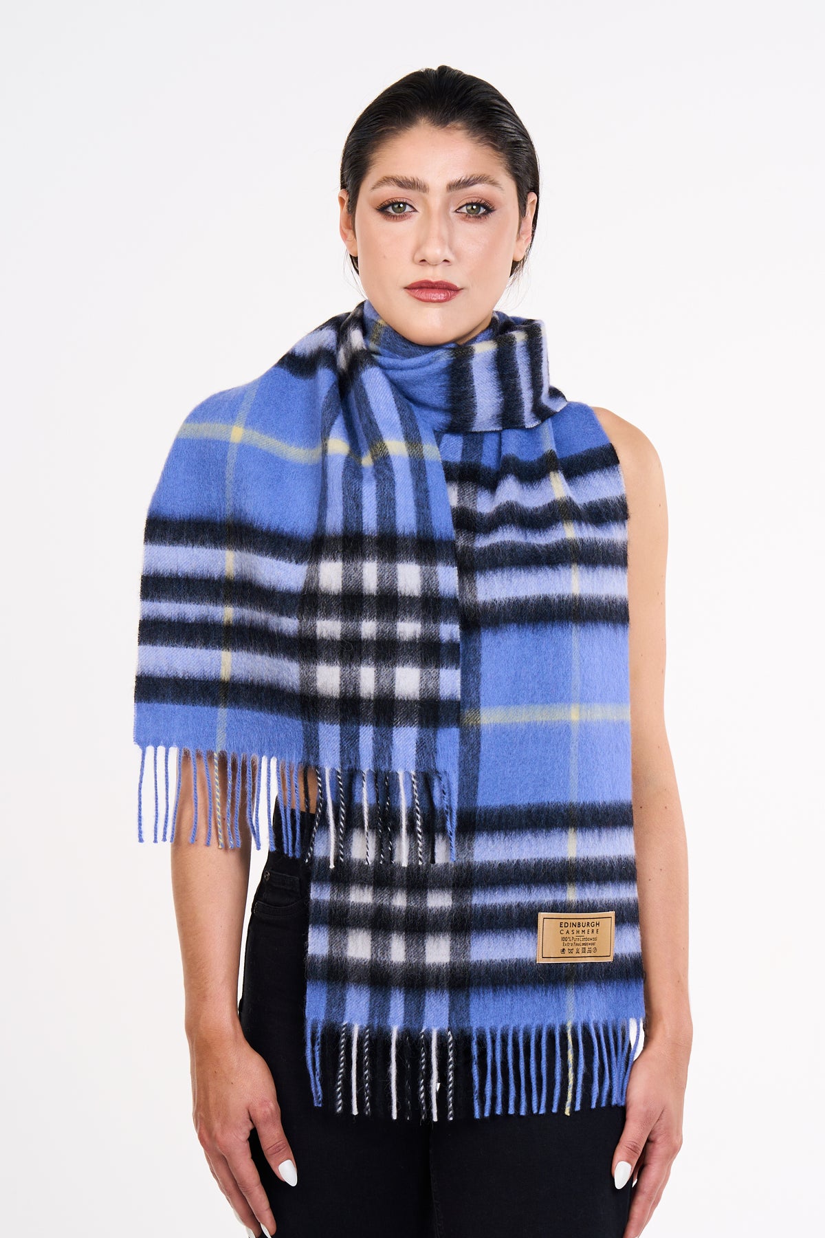 Burberry Scarf Cornflower Blue Scarf Cashmere Scarves Luxury DC