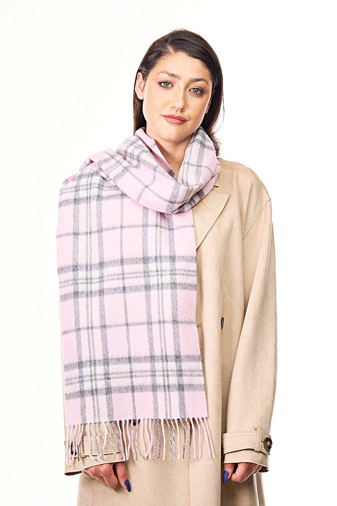 Burberry halsduk rosa cashmere best sale