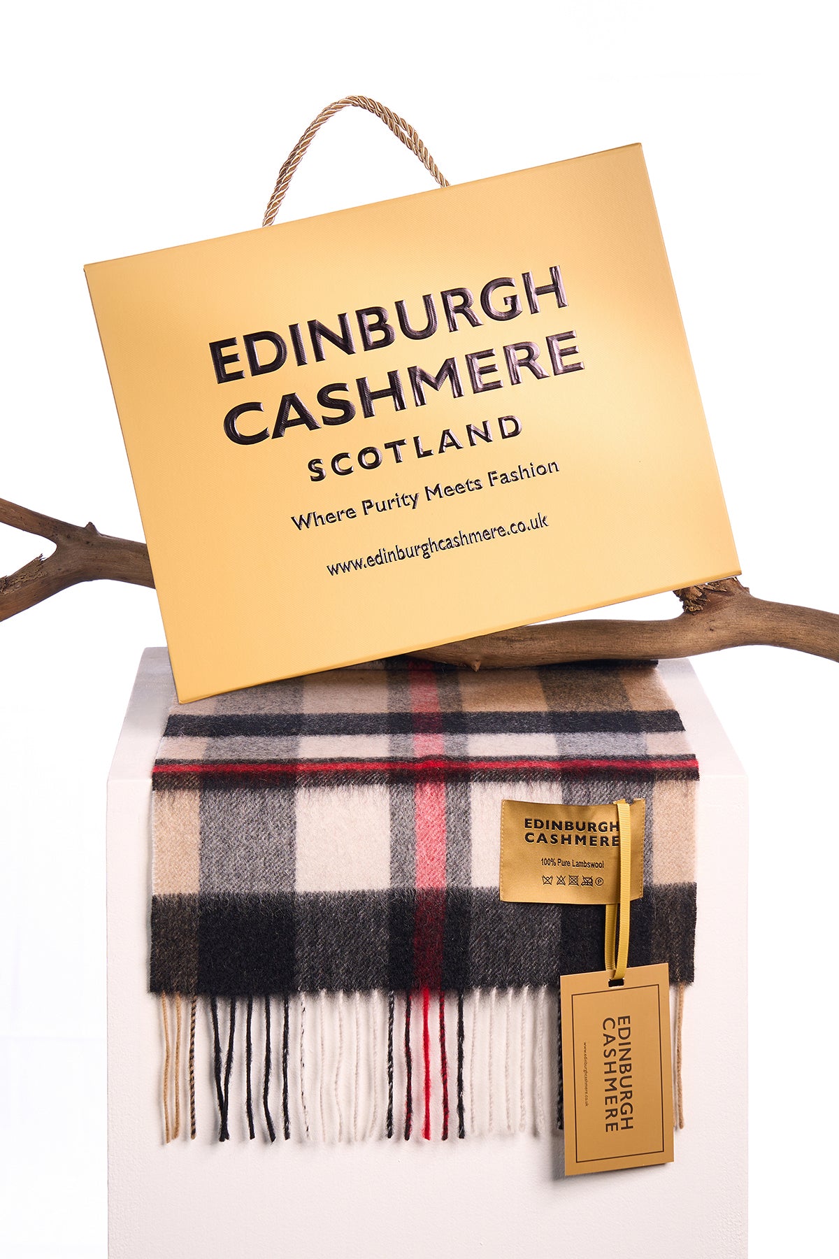 Edinburgh Cashmere Scarf Exclusive Design DC Scott