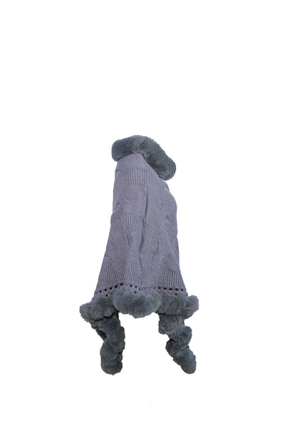 Women’s Poncho Exclusive Design - Grey