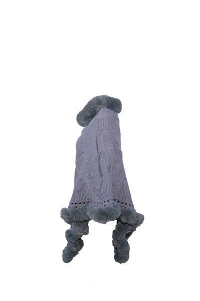 Women’s Poncho Exclusive Design - Grey