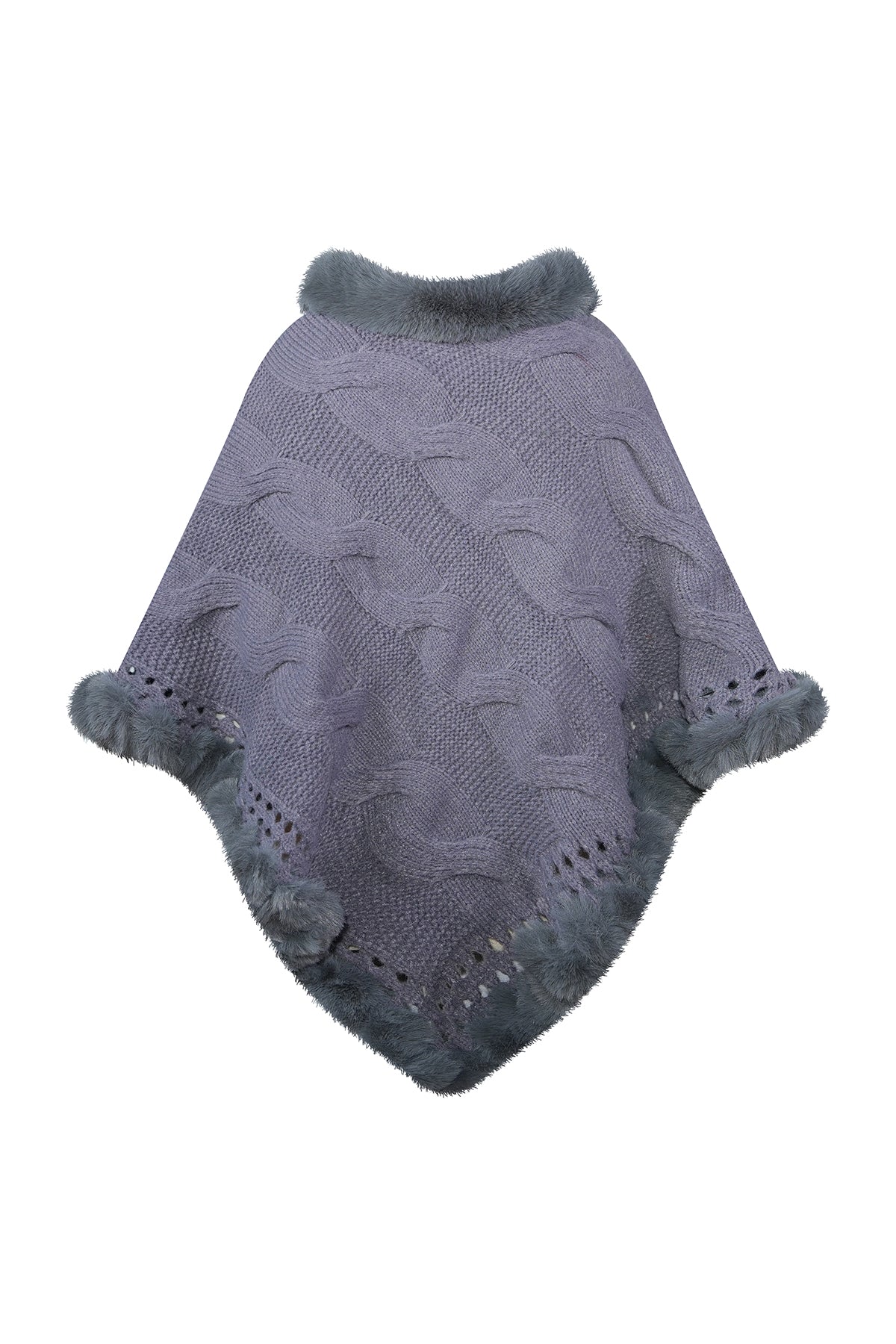 Women’s Poncho Exclusive Design - Grey