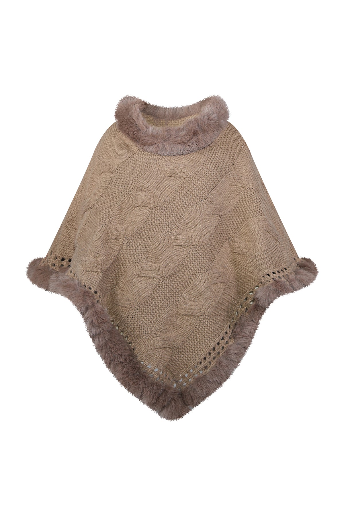 Women’s Poncho Exclusive Design - Beige