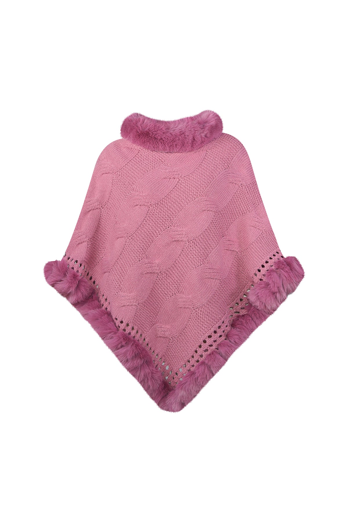 Women’s Poncho Exclusive Design - Pink