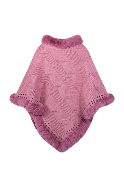 Women’s Poncho Exclusive Design - Pink