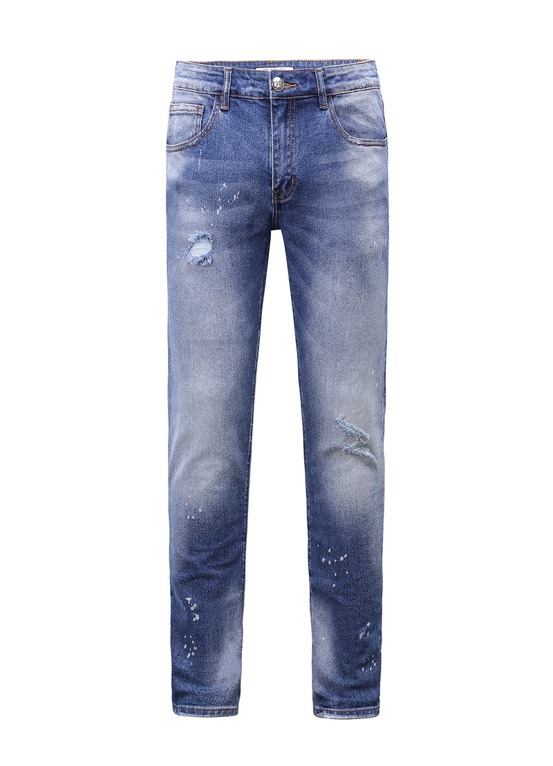 Light Blue Slim-Fit Jeans