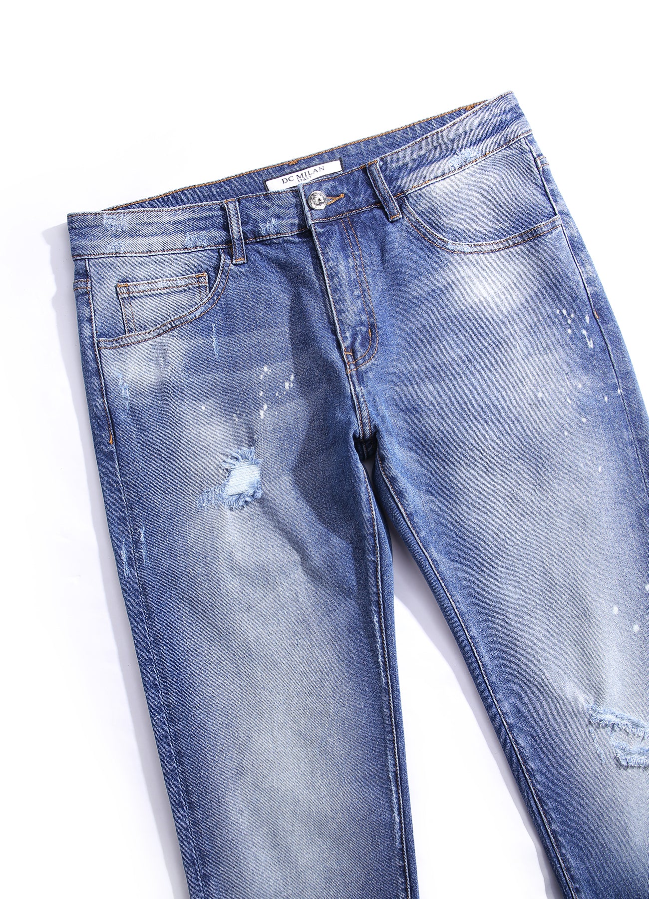 Light Blue Slim-Fit Jeans