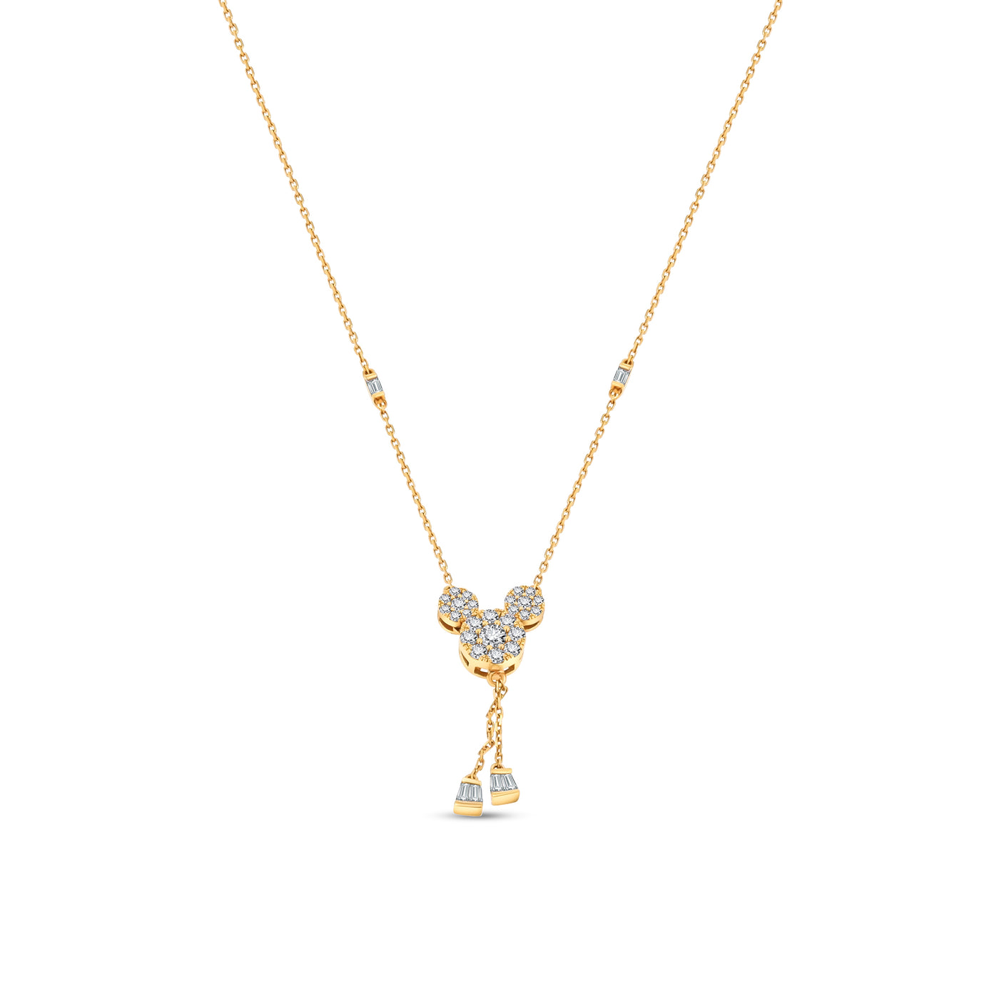 Lucchi 18k Rose-Gold with Diamonds - Necklace Style 5