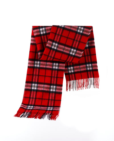 Thomson Red Stole 100% Pure Lambswool