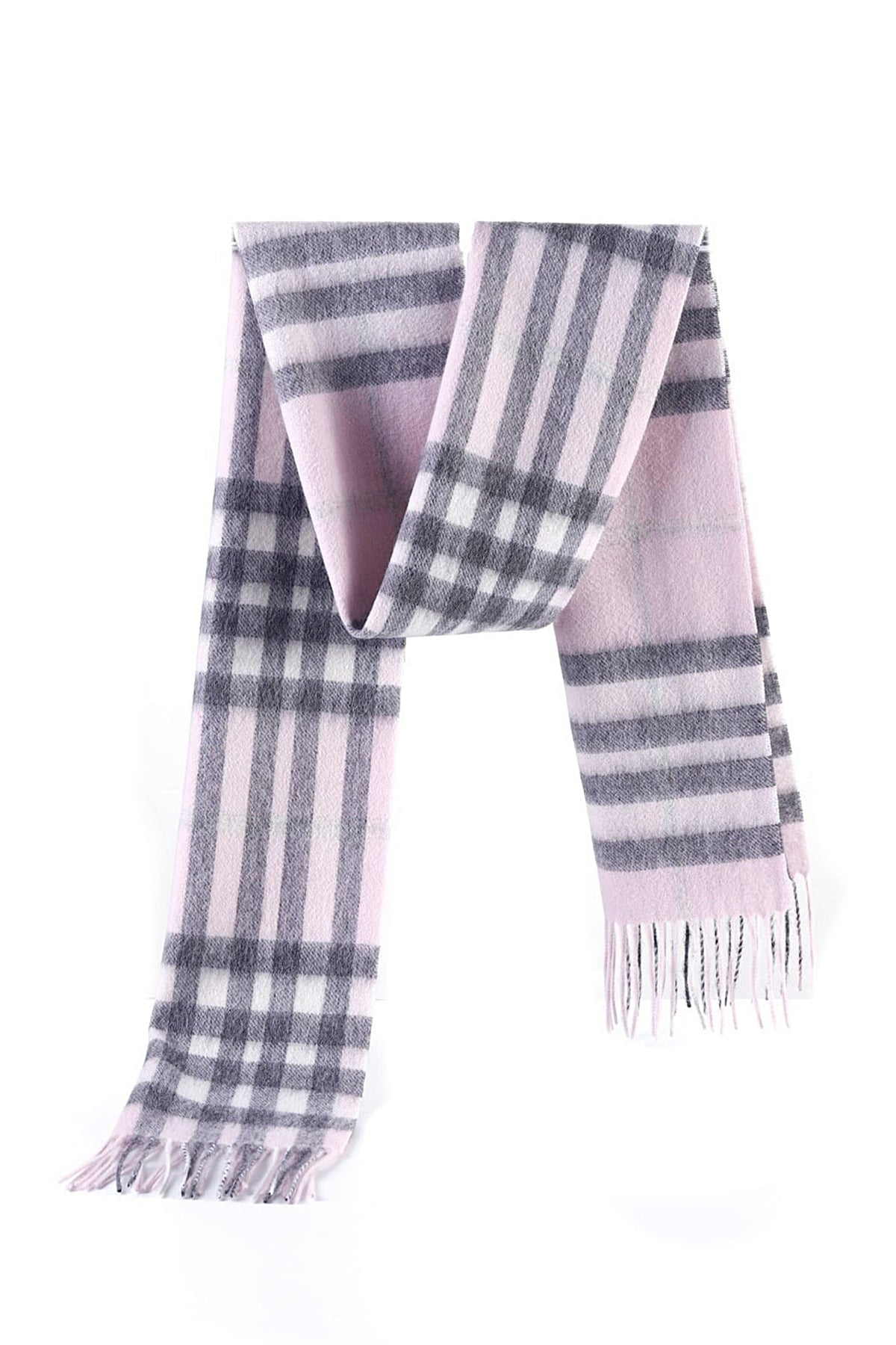 Scarf DC Classic Pink Oversized Wrap 100% Pure Lambswool