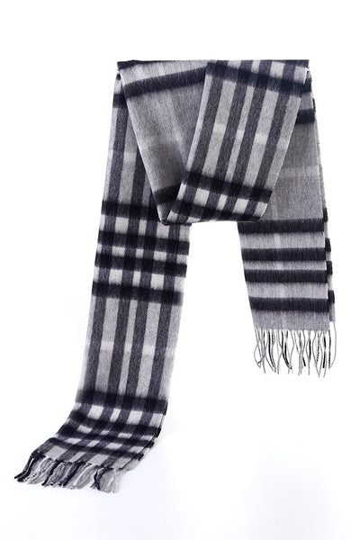 Scarf DC Classic Grey 100% Pure Lambswool