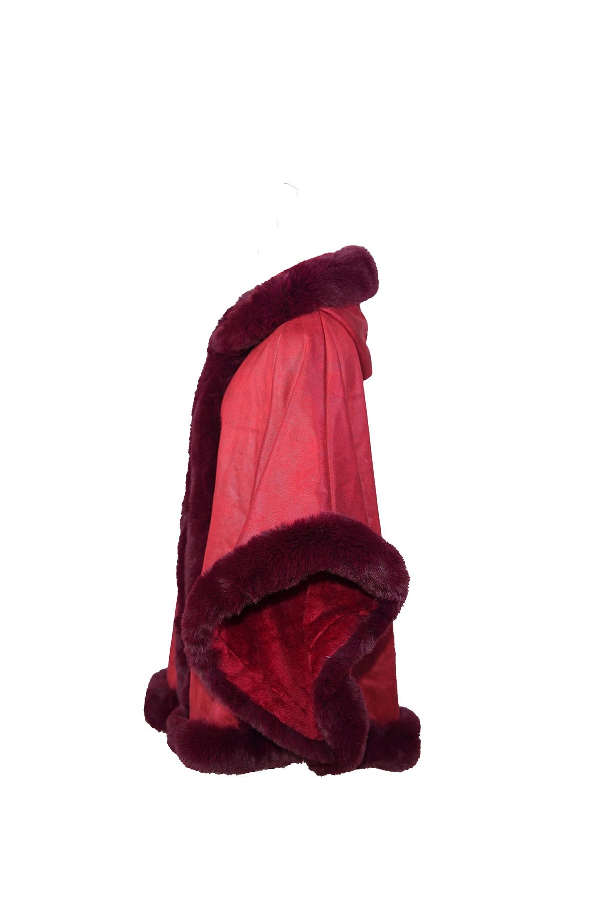 Women's Hooded Cape Exclusive Design - Red