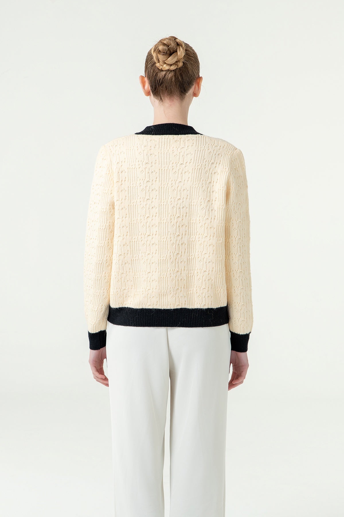 Women's Cardigan Exclusive Design - Cream