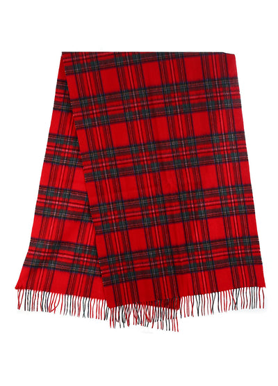 Blanket 100% Pure wool  Throw Scottish Check