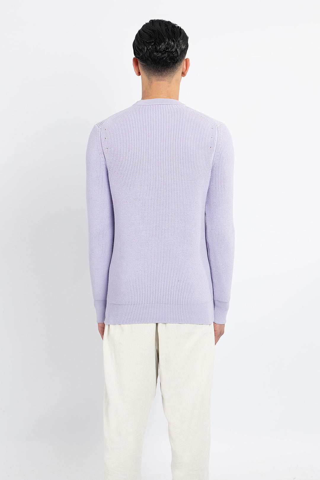Men's Jumper Exclusive Design Lilac – Edinburgh Cashmere