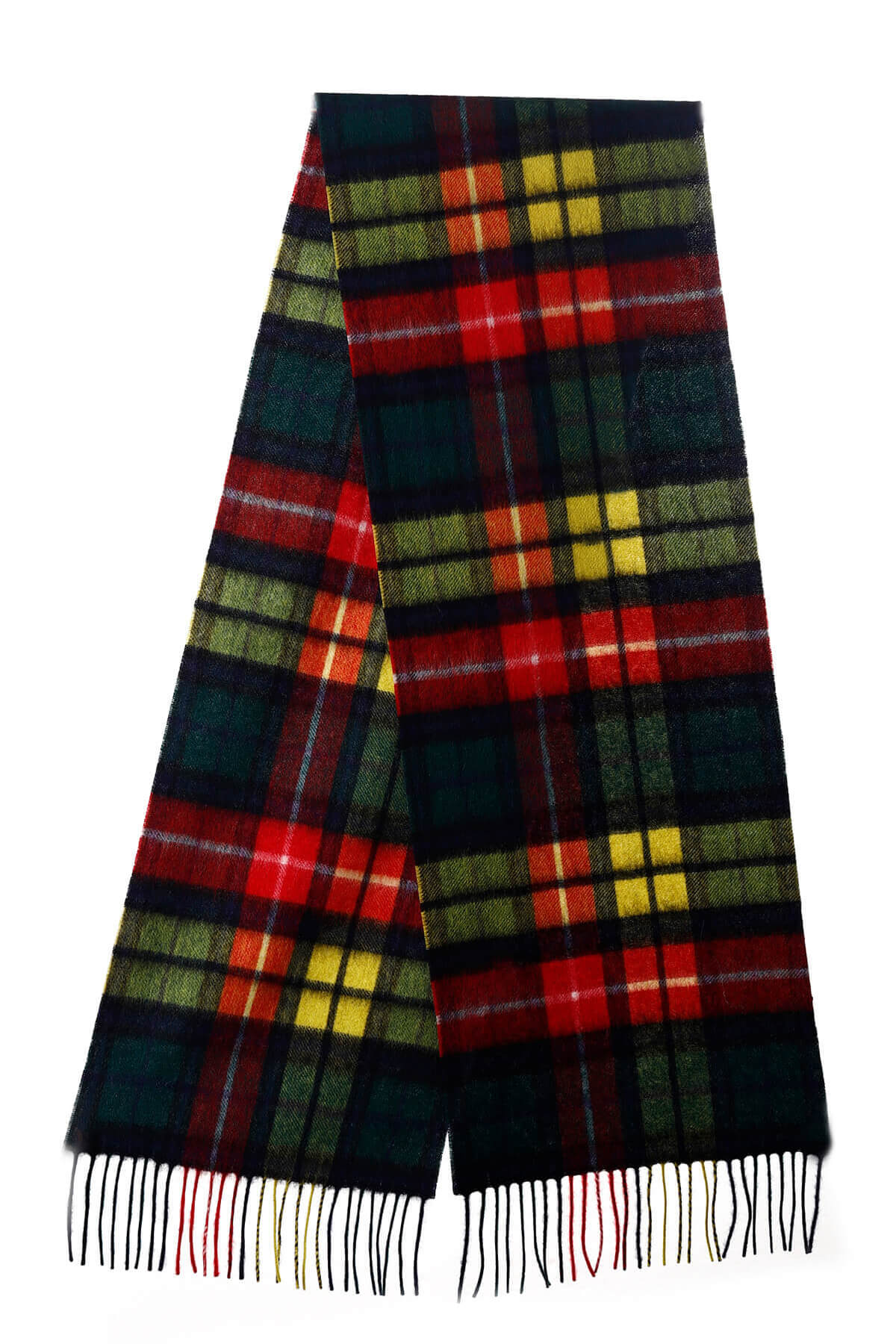 100% Pure Cashmere Scarf Scottish Design Buchanan Tartan