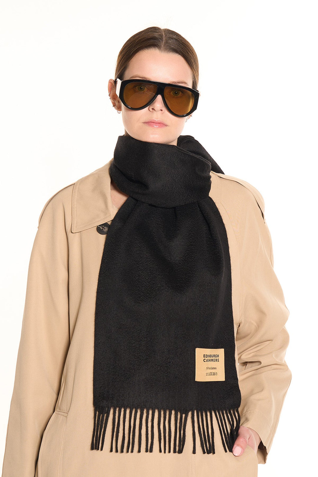 HOUSE OF EDINBURGH 100% CASHMERE マフラー 100% Pure Cashmere Scarf | Edinburgh Cashmere