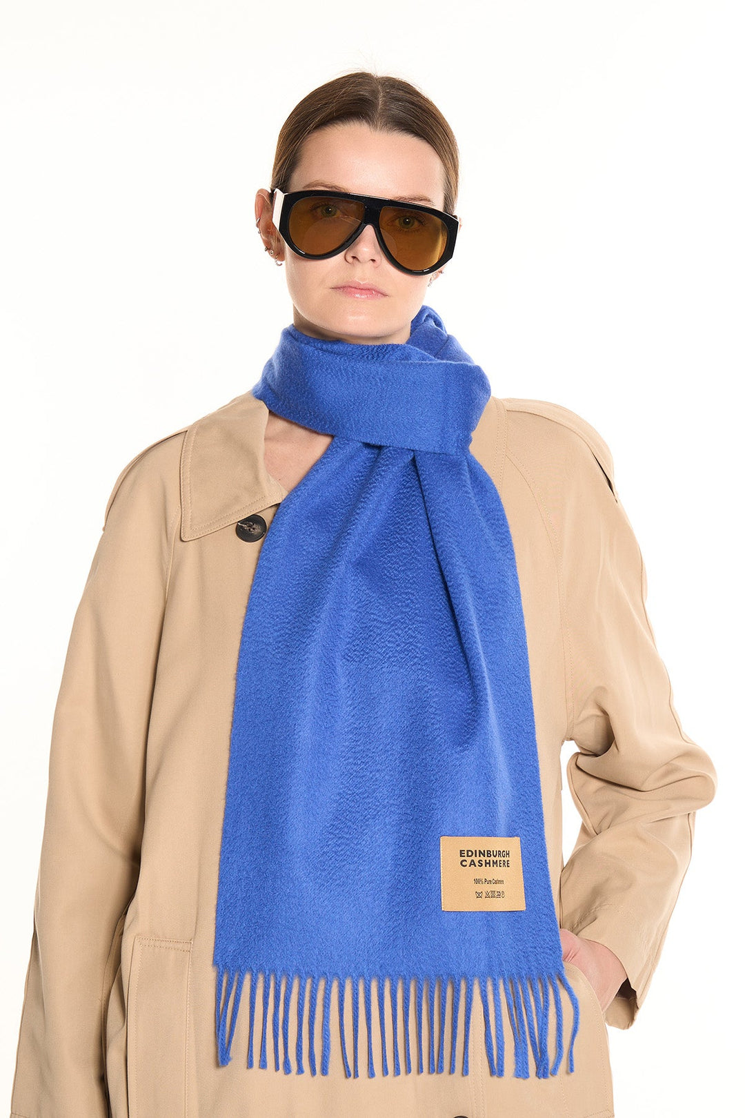 HOUSE OF EDINBURGH 100% CASHMERE マフラー 100% Pure Cashmere Scarf | Edinburgh Cashmere