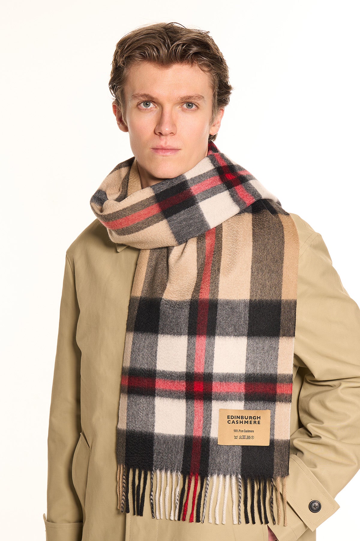 Scarves Luxury DC Scott Camel Designer | Edinburgh Cashmere Scarves Luxury DC Scott Camel Designer | Edinburgh Cashmere