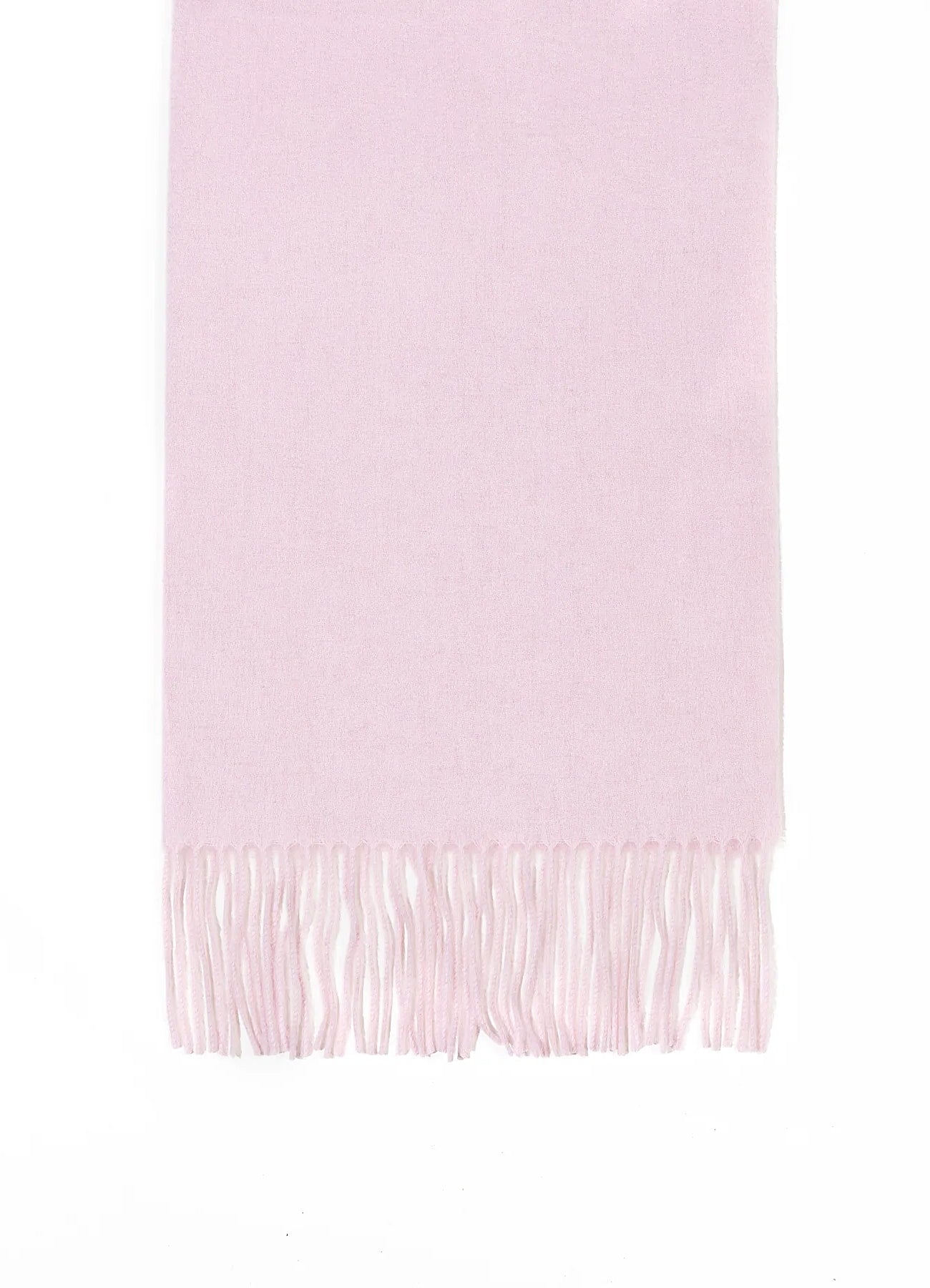 Scarf Plain Light Pink 100% Pure Lambswool
