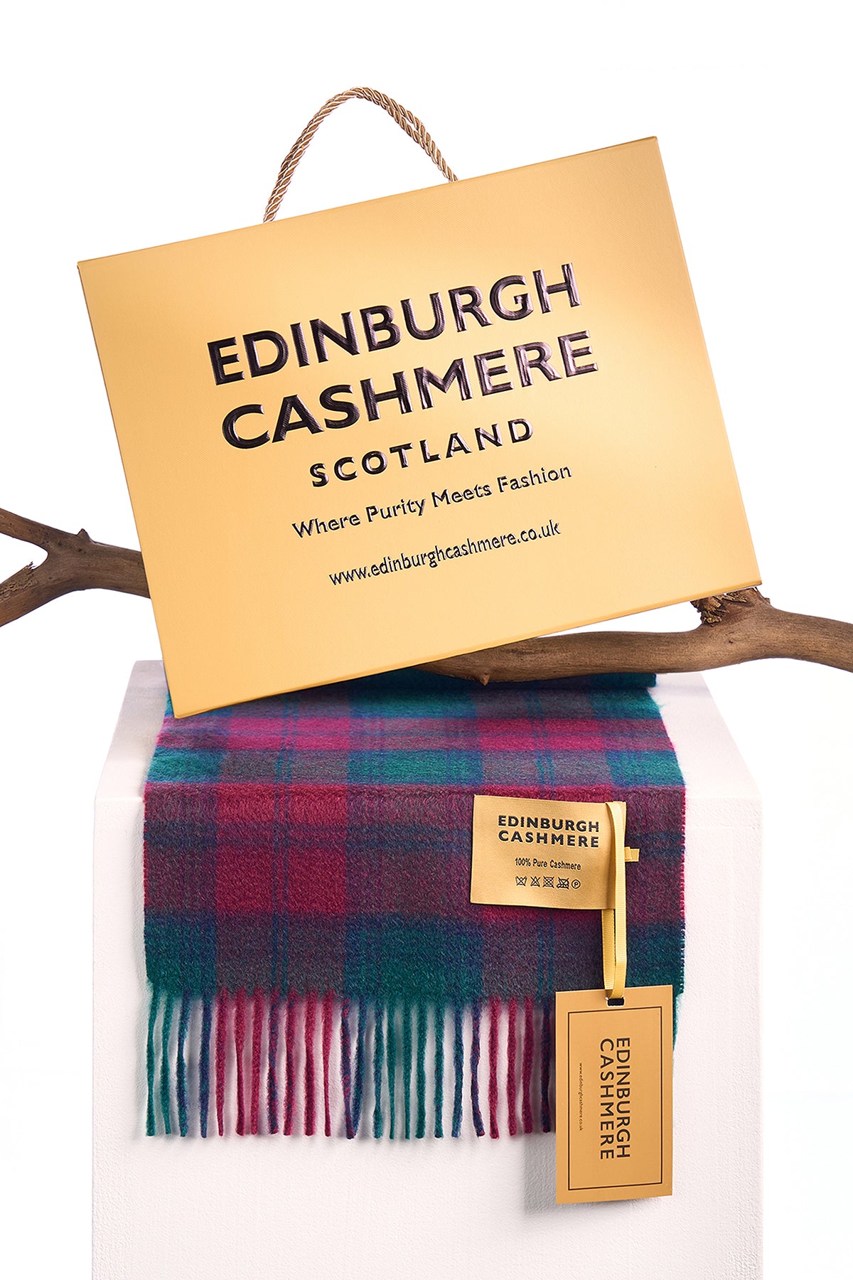 100% Pure Cashmere Lindsay Scarf