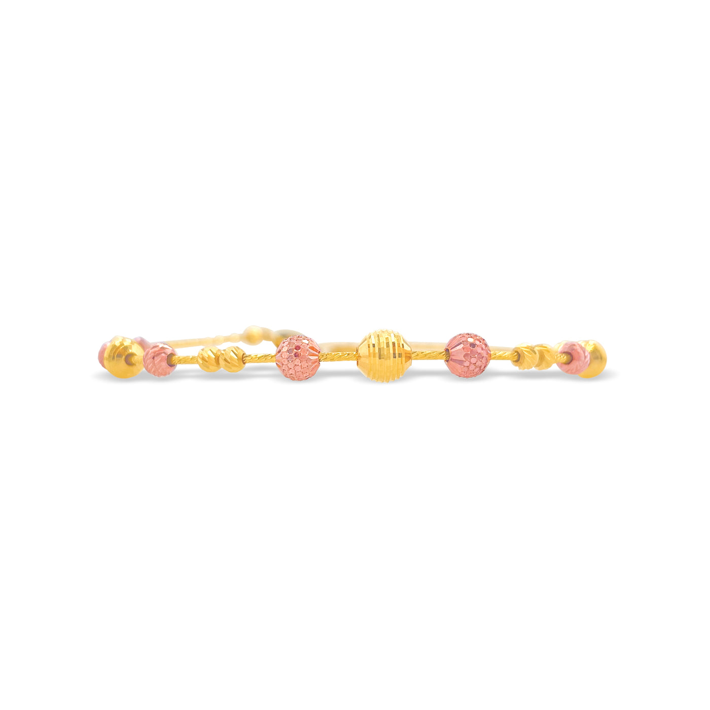 Lucchi 22k Yellow-Gold and Rose-Gold - Bracelet Style 8