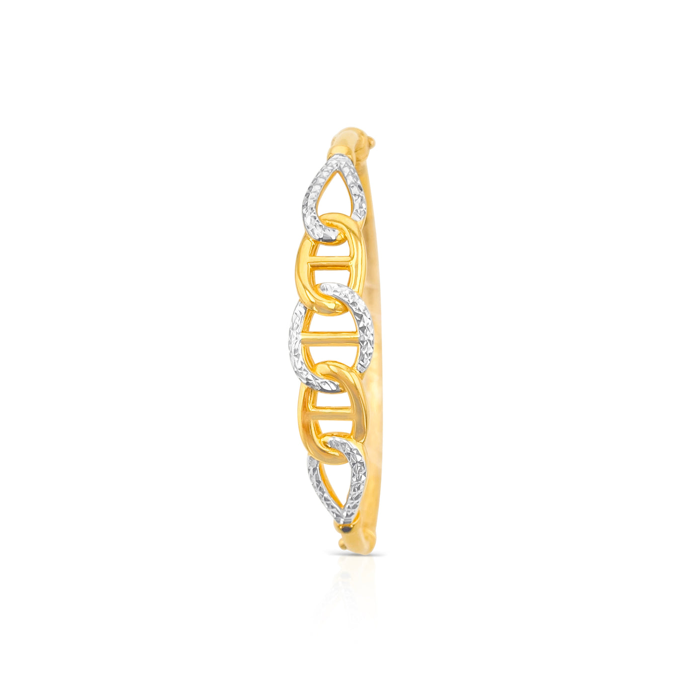 Lucchi 22k Yellow-Gold and White-Gold - Bracelet Style 11