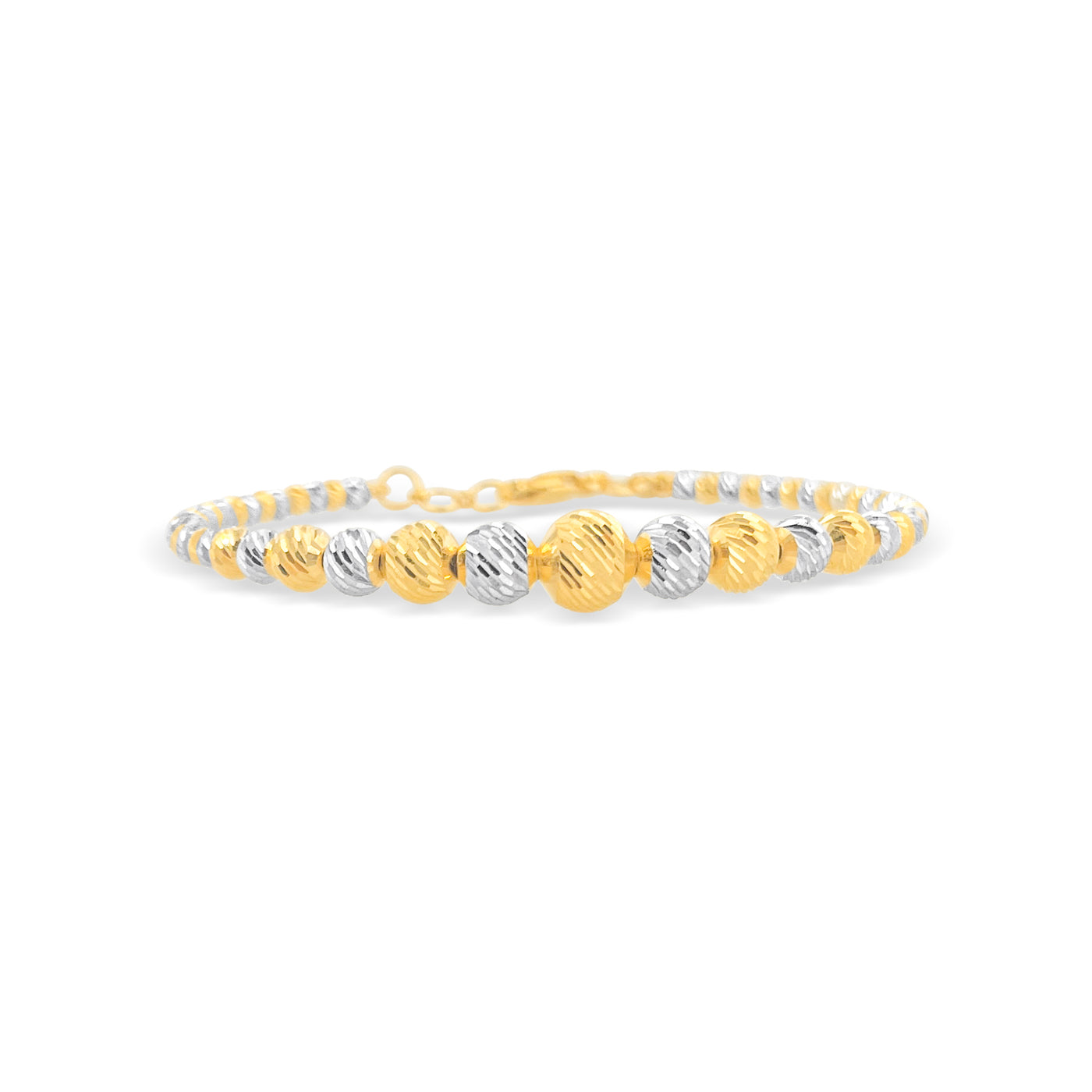 Lucchi 22k Yellow-Gold and White-Gold - Bracelet Style 12