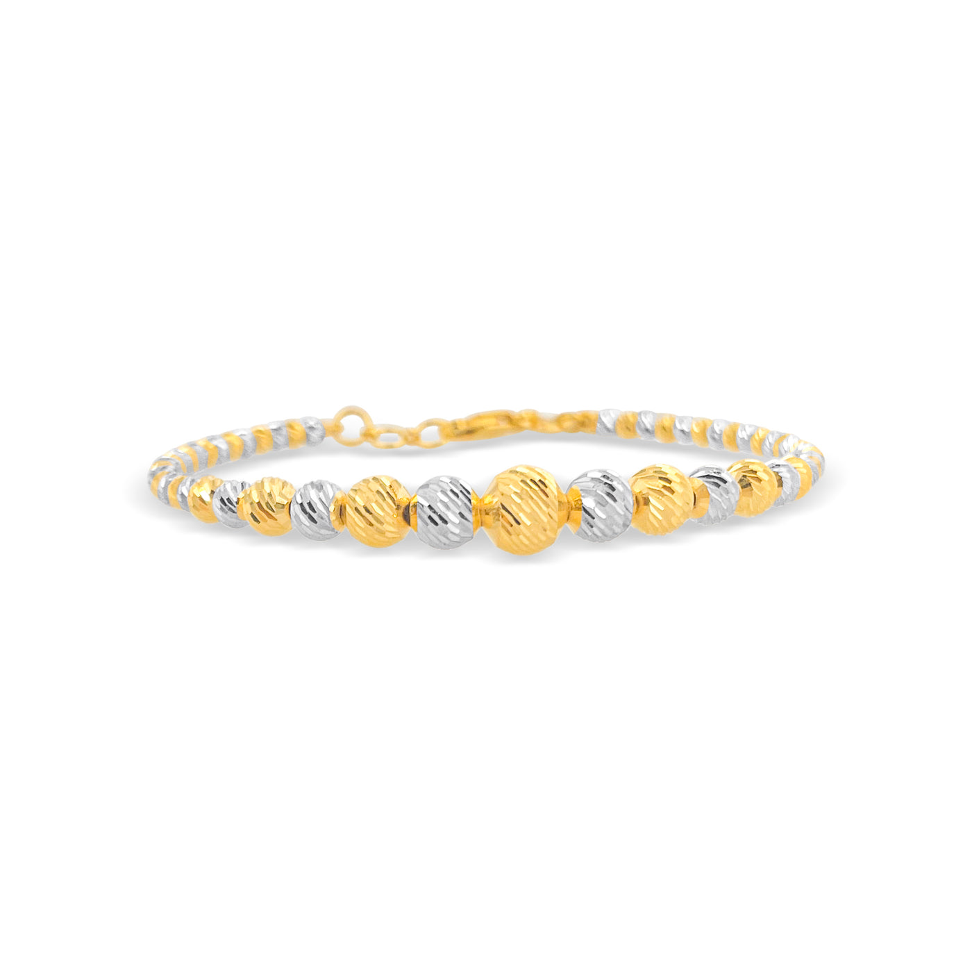 Lucchi 22k Yellow-Gold and White-Gold - Bracelet Style 12