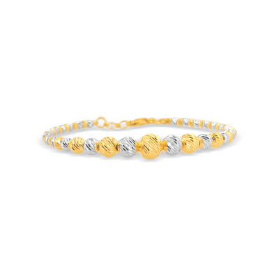 Lucchi 22k Yellow-Gold and White-Gold - Bracelet Style 12