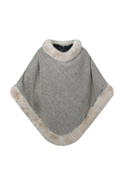 Women’s Poncho Exclusive Design - Grey