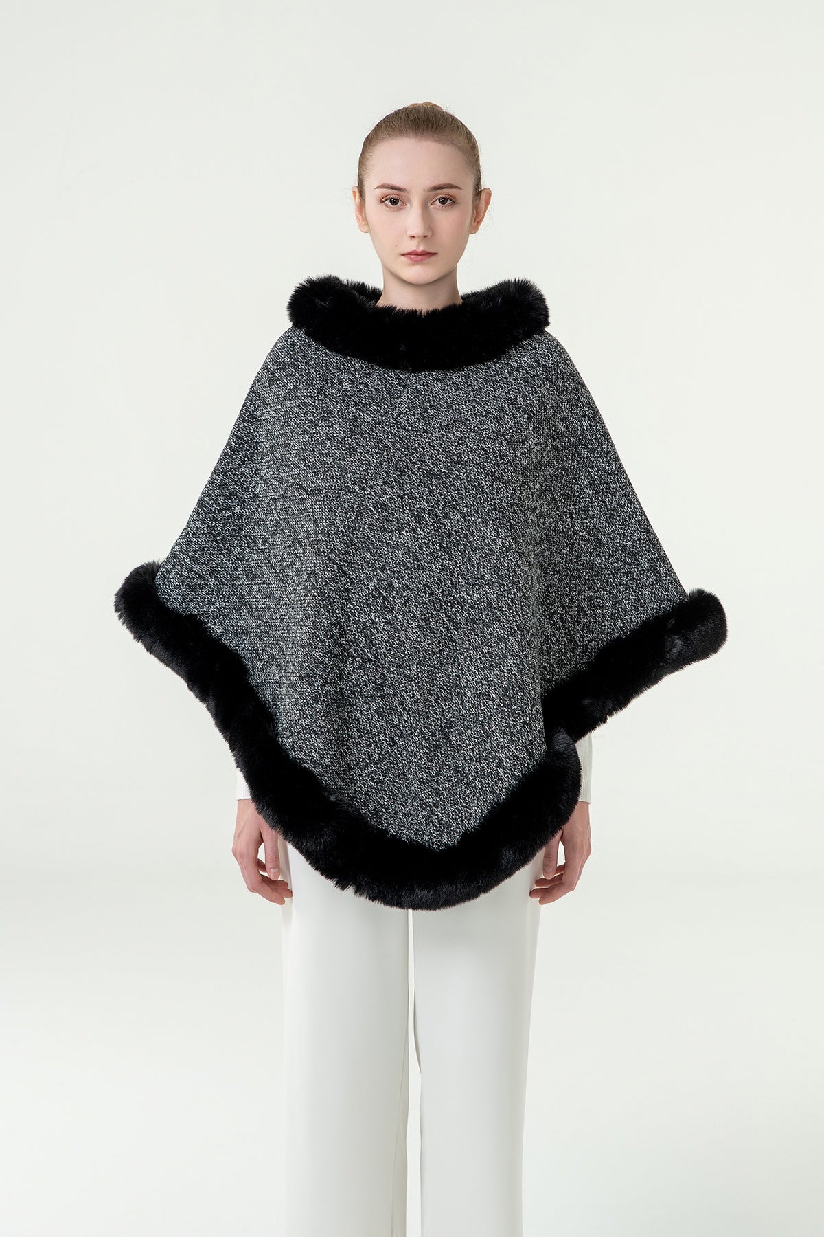 Women’s Poncho Exclusive Design - Black