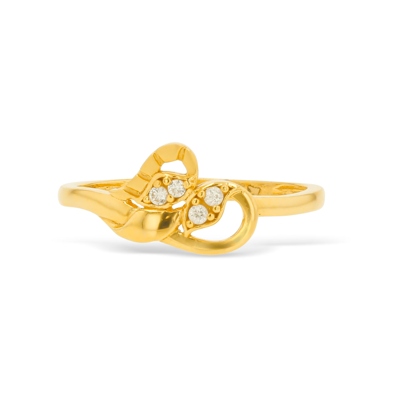 Lucchi 22k Yellow Gold with Stone - Ring Style 72