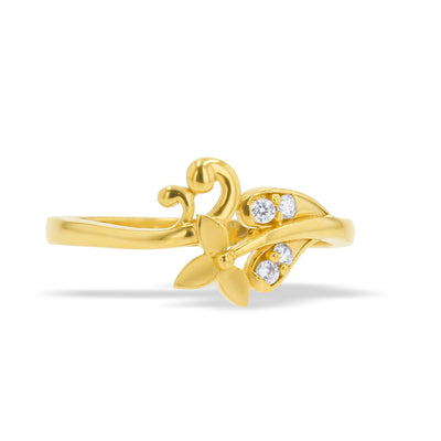 Lucchi 22k Yellow Gold with Stone - Ring Style 74