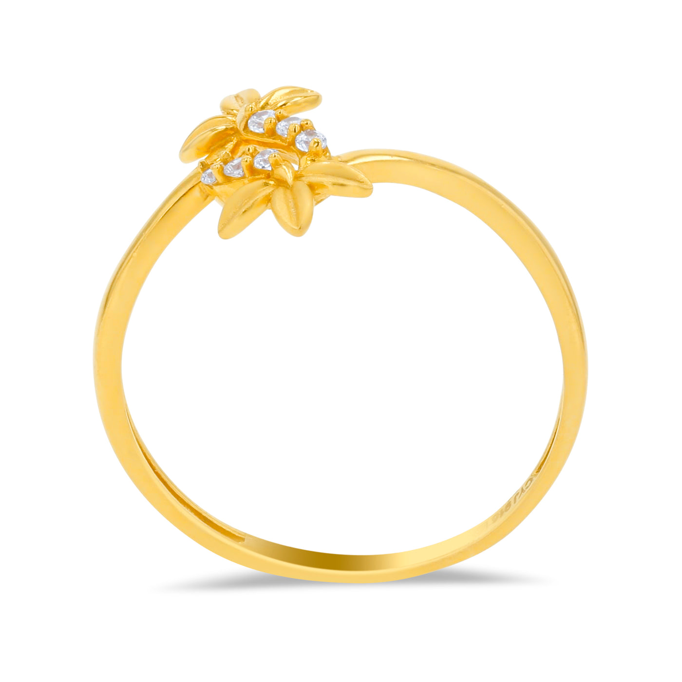 Lucchi 22k Yellow Gold with Stone - Ring Style 78