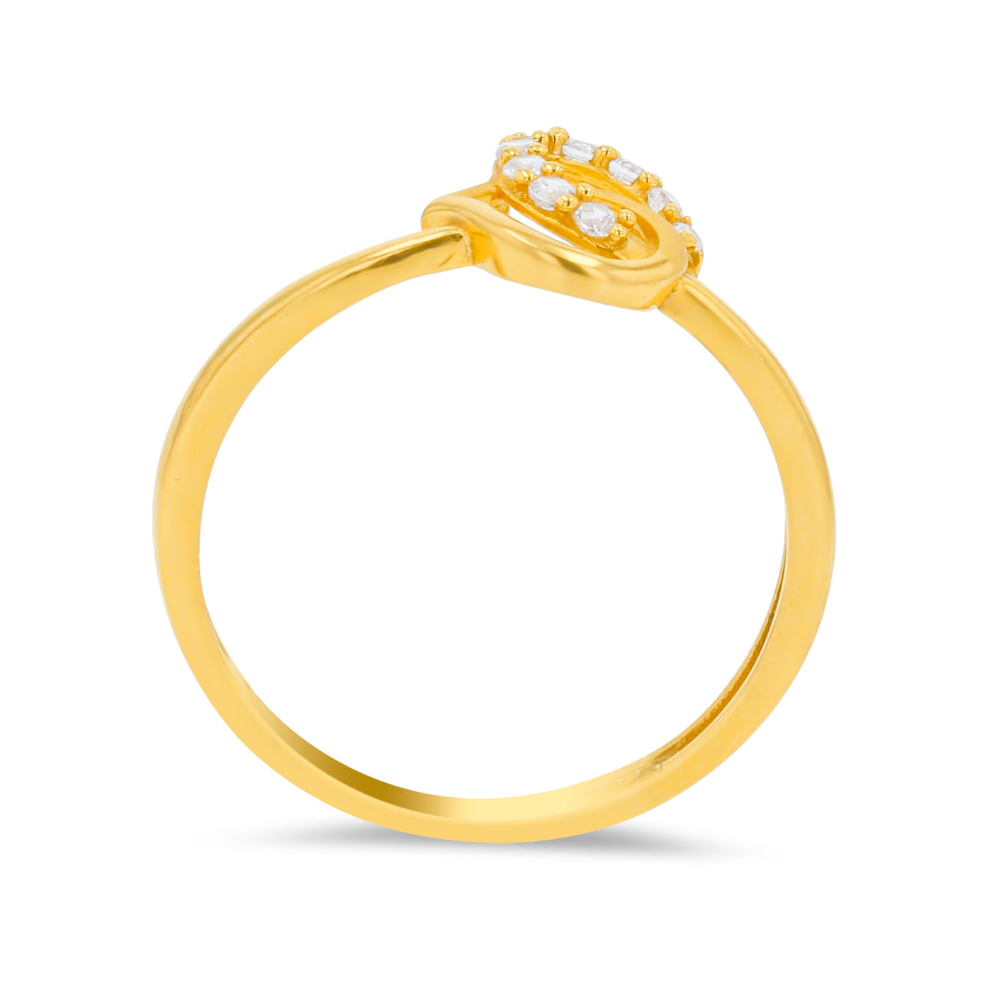 Lucchi 22k Yellow Gold with Stone - Ring Style 82