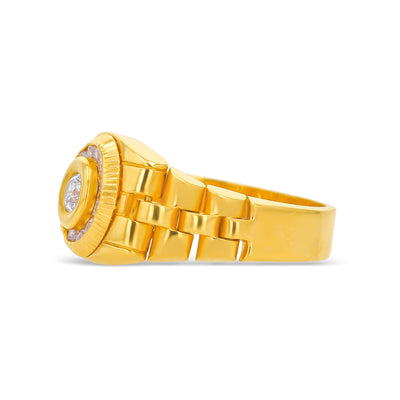 Lucchi 22k Yellow Gold - Ring Style 64 (Men's Ring)