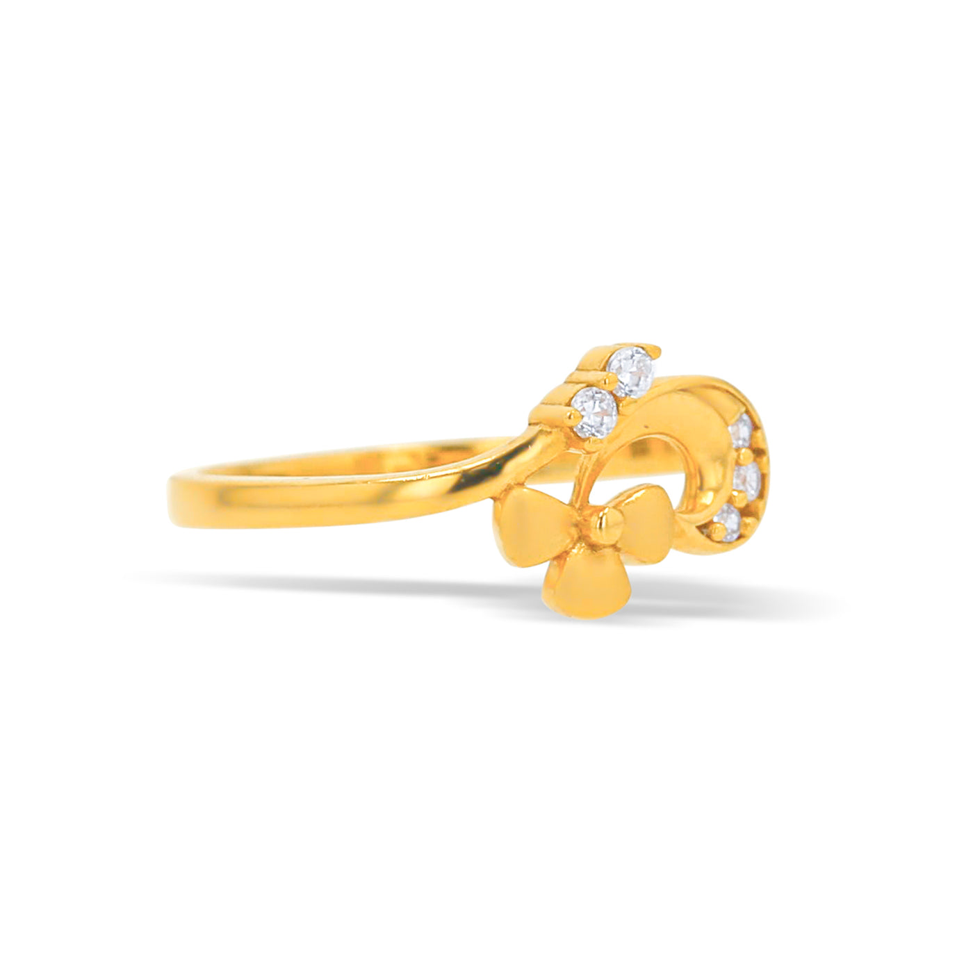 Lucchi 22k Yellow Gold with Stone - Ring Style 79