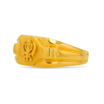 Lucchi 22k Yellow Gold - Ring Style 60 (Men's Ring)