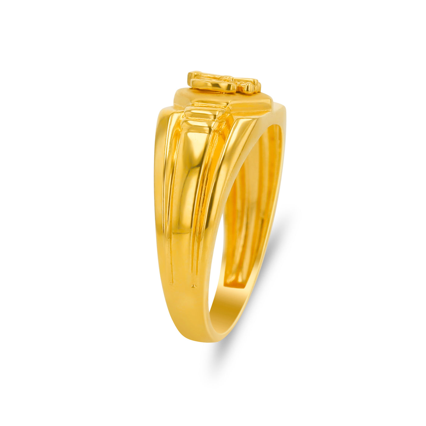 Lucchi 22k Yellow Gold - Ring Style 60 (Men's Ring)