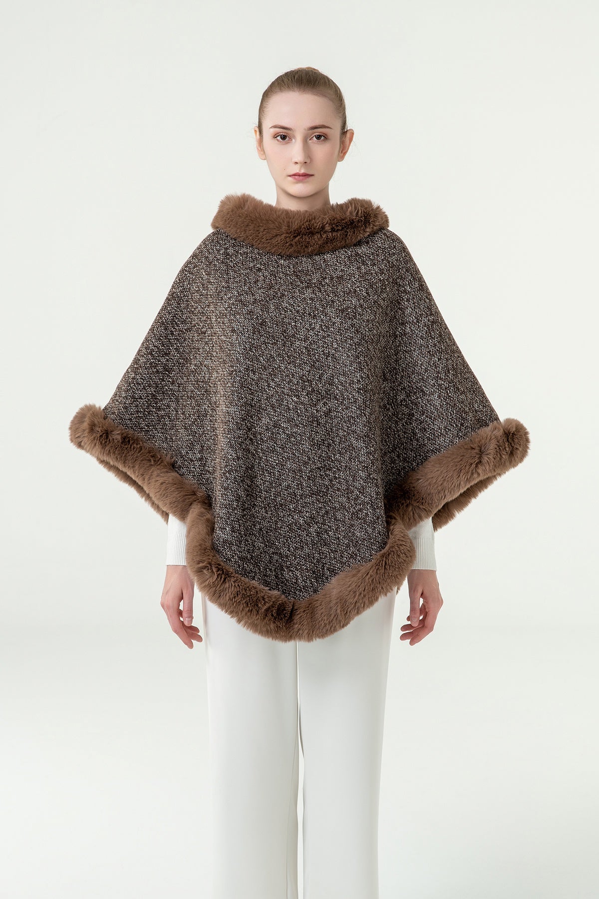 Women’s Poncho Exclusive Design - Beige