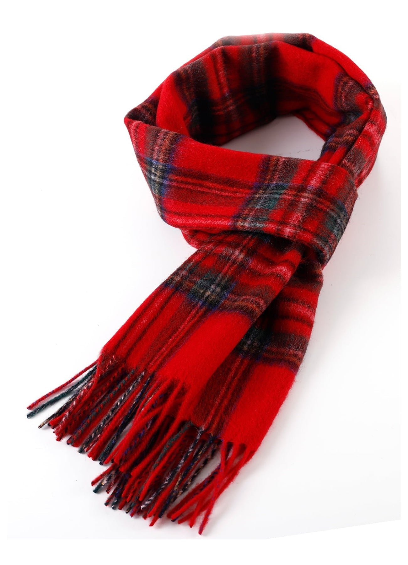 100% Pure Cashmere Royal Stewart Scarf