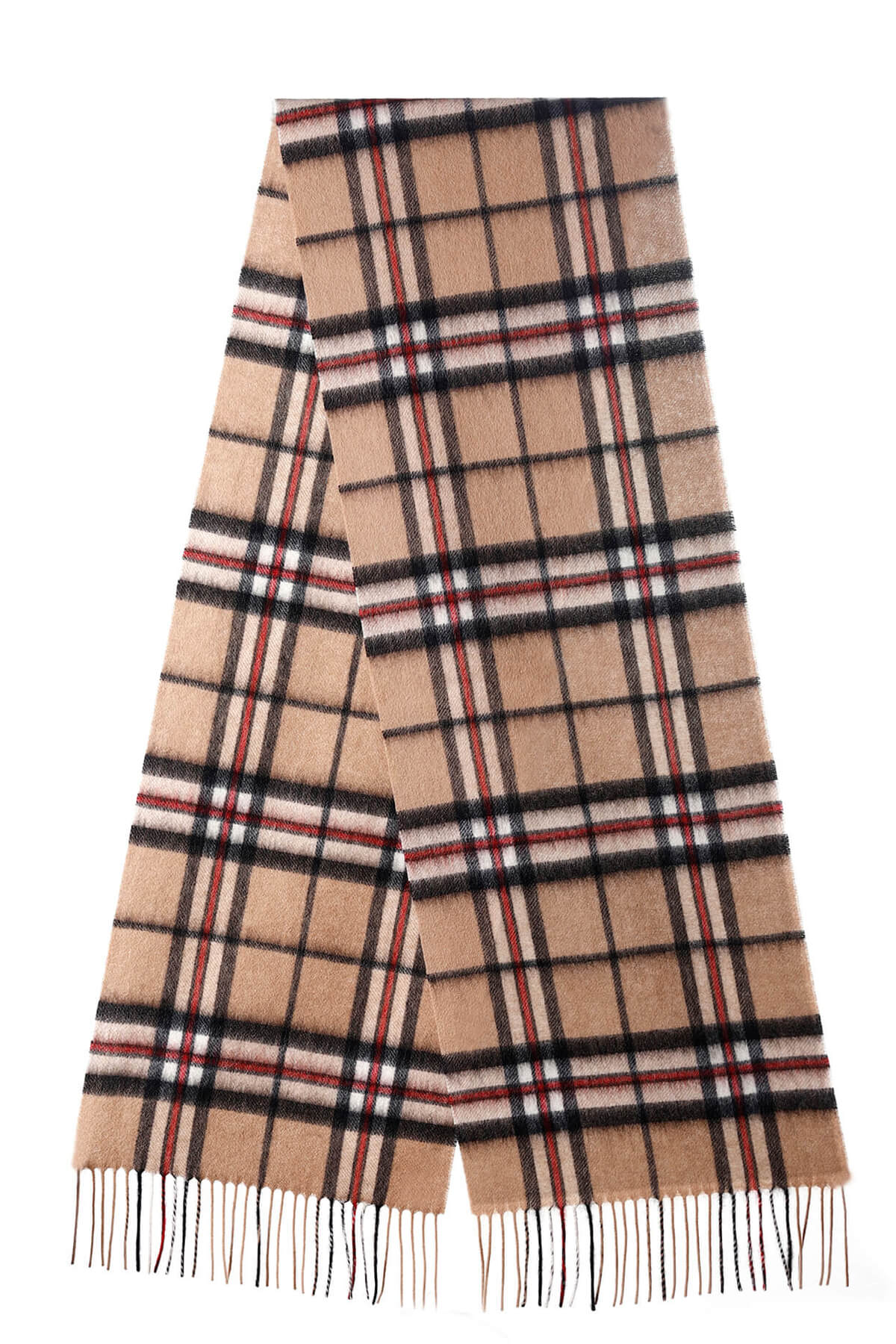 100% Pure Children's Cashmere Thomson Camel Scarf