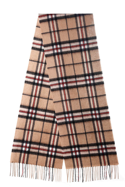 100% Pure Children's Cashmere Thomson Camel Scarf