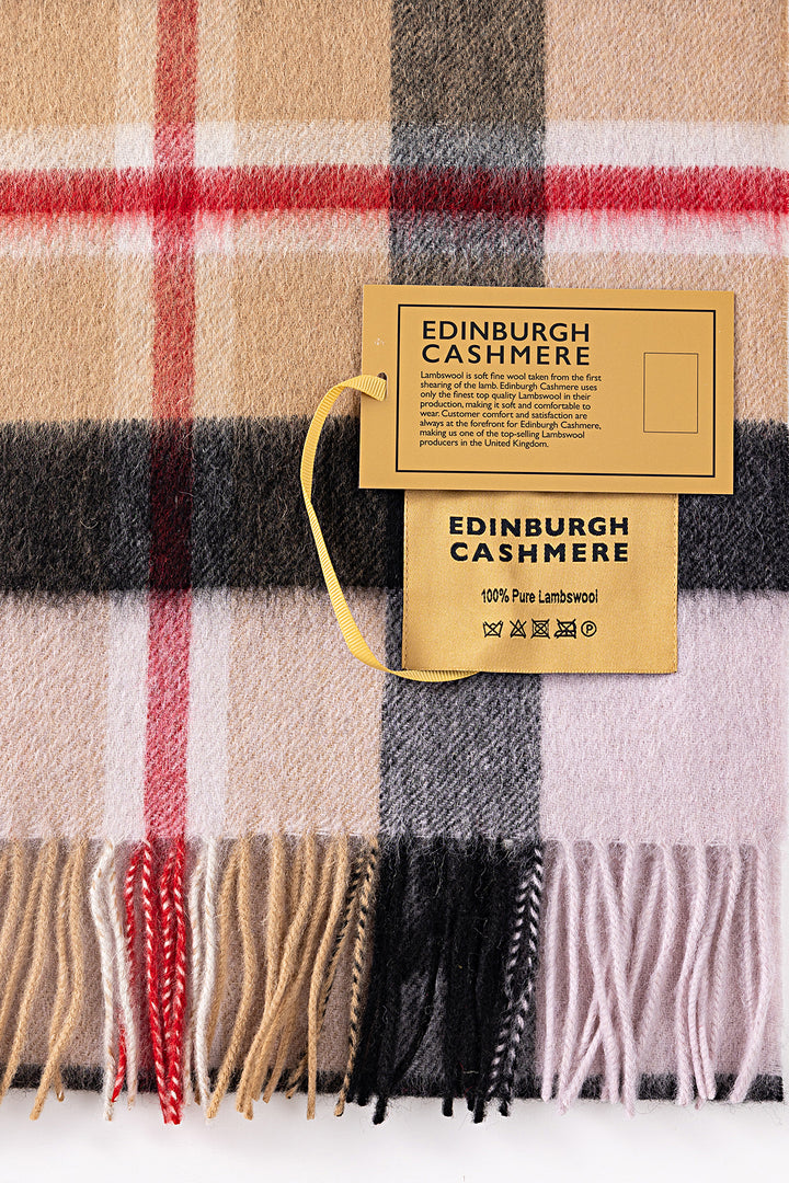 Designer Scarves Luxury DC Black/Grey Edinburgh Cashmere Designer Scarves Luxury DC Black/Grey Edinburgh Cashmere