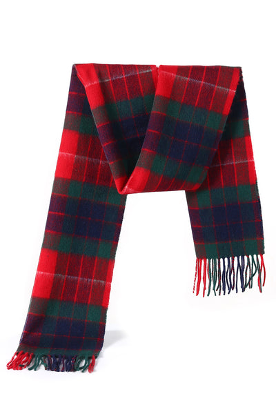 Scarves Fraser Red Clan 100% Pure Extra Fine Lambswool