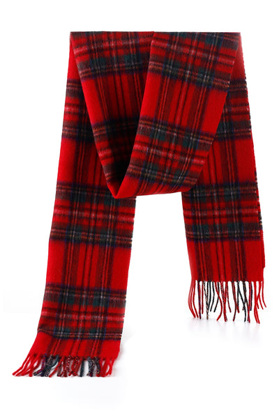 100% Pure Cashmere Scarf Design Royal Stewart Tartan