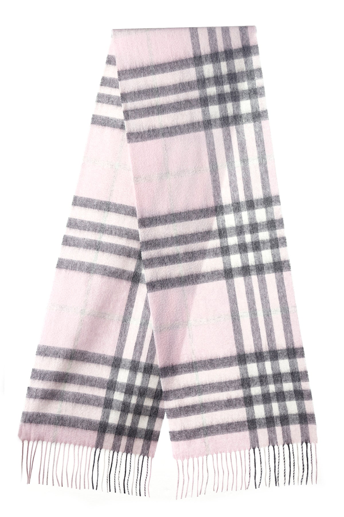 Cashmere Designer Scarf Iconic DC Classic Pink