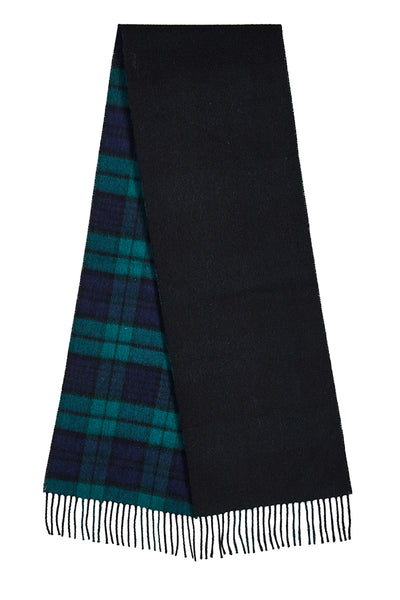 Reversible Scarf Black Watch 100% Pure Lambswool