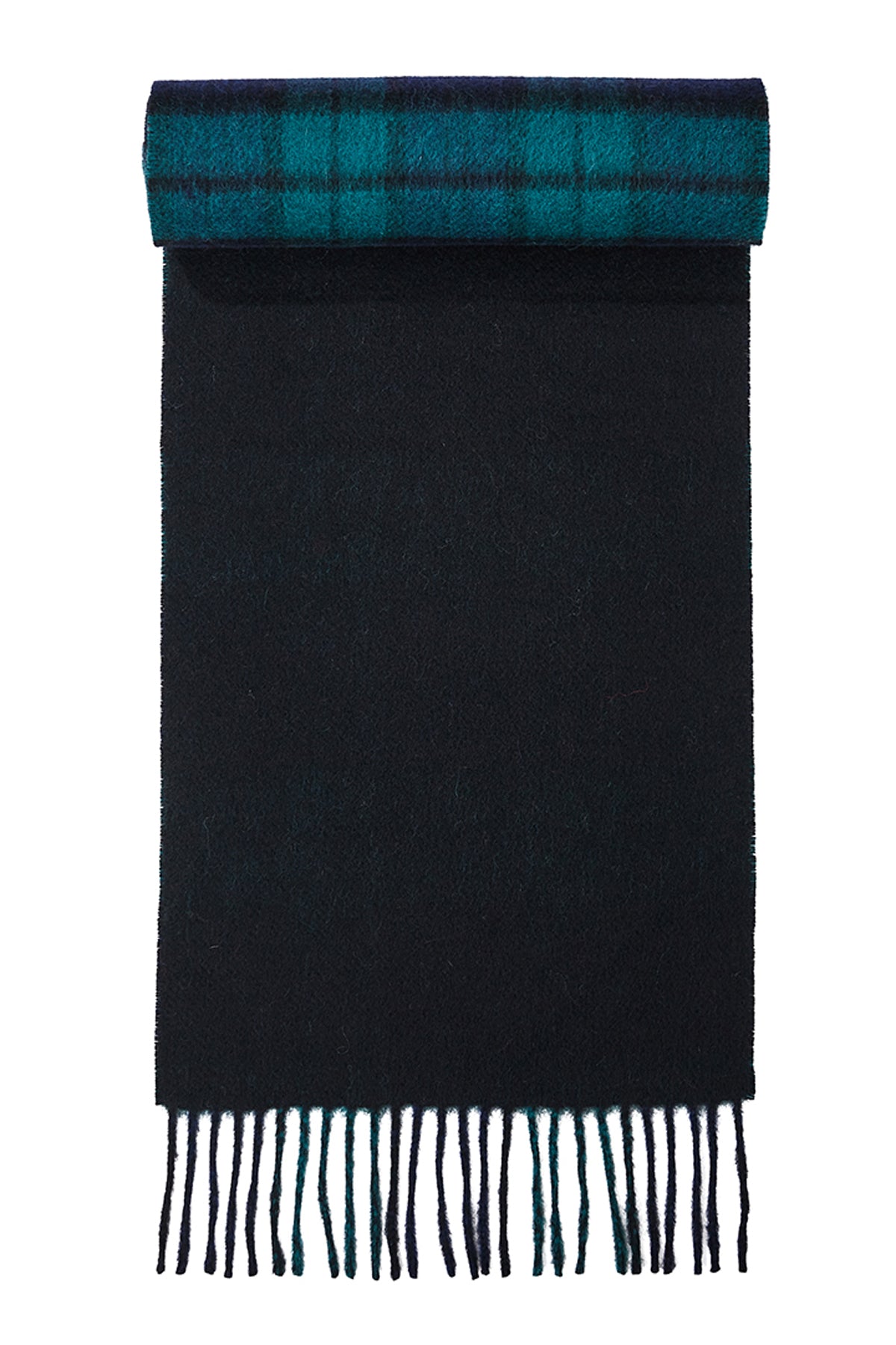 Reversible Scarf Black Watch 100% Pure Lambswool